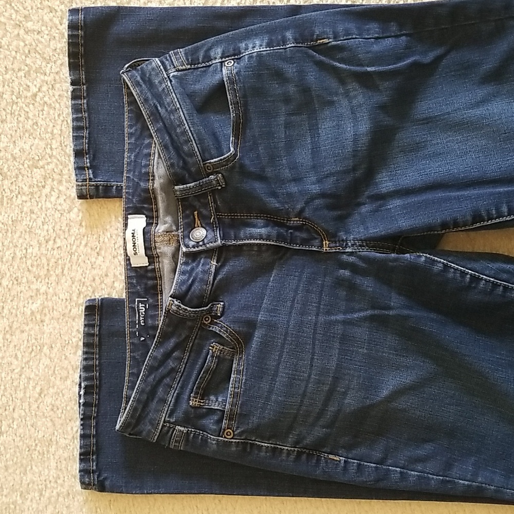 Ladies boot cut blue jeans - Picture 2 of 4